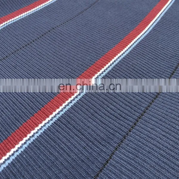 Custom Colors High Quality Material Knitting Cuff Flat Knit Cuffs Stripe Rib photo-5