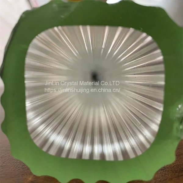 Jinlin Crystal High Borosilicate Glass Stripe Square Tube Customized Can be Invoiced photo-4