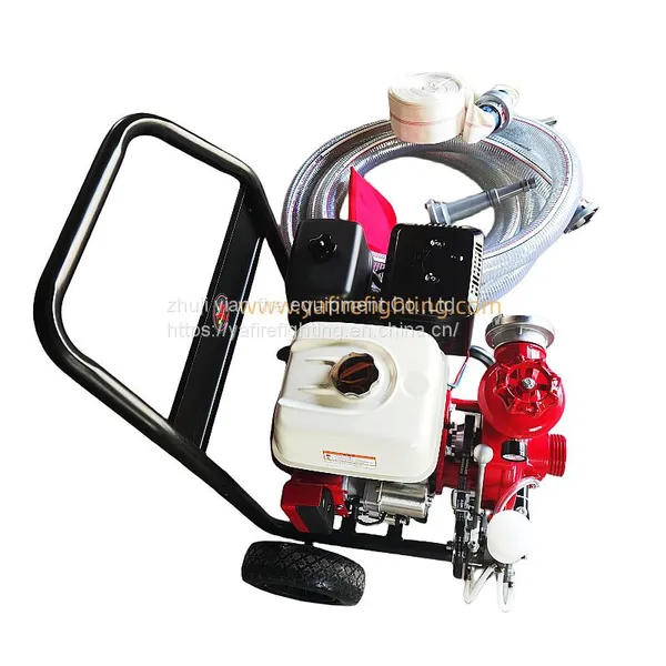 Trolley Cart Fire Truck Portable Pump With Honda Engine photo-3