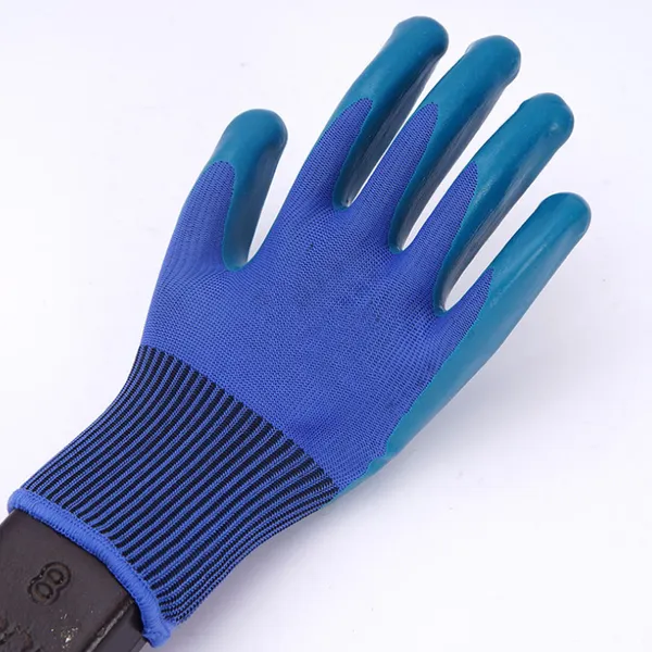 13g Polyester Liner Latex Honeycomb Dipped Gloves photo-4