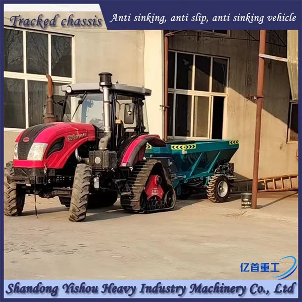 1404 Tractor Modified With Rubber Track and Half Chain Track Without Sinking Car Anti Slip photo-2