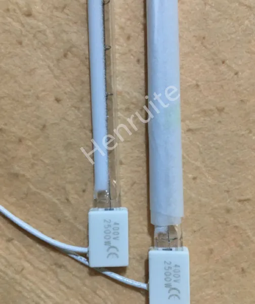 380mm 400v 3000w IR Lamp Infrared Quartz Heater Lamp Quartz Heater Lamp Short Wave Halogen IR Lamp