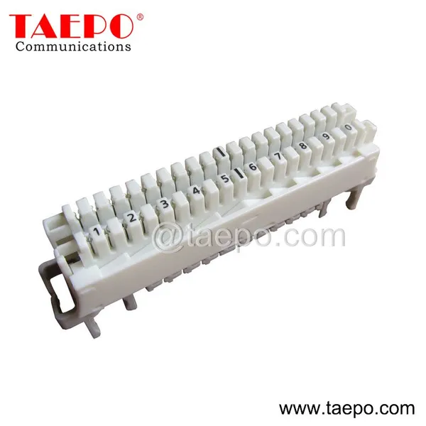Sample Free 10 pairs krone LSA profile switching module with wire guide from China Factory TAEPO