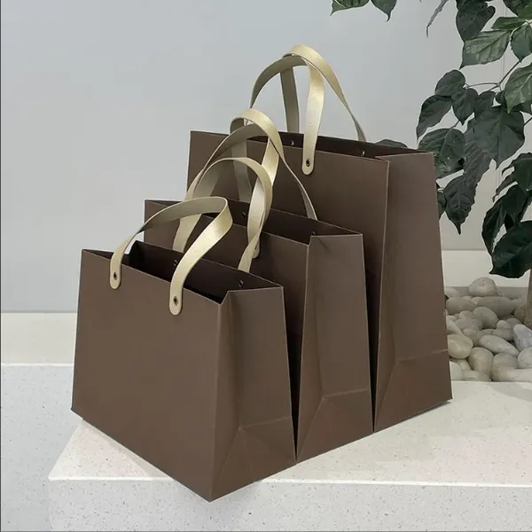 Custom Luxury Custom Printing Paper Carrier Gift Paper Bags photo-5