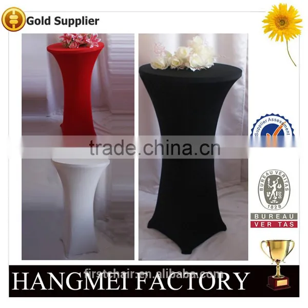 Wholesale Black Spandex Cocktail Table Cover /table Cloth for Round Bottom of Cocktail Table photo-2