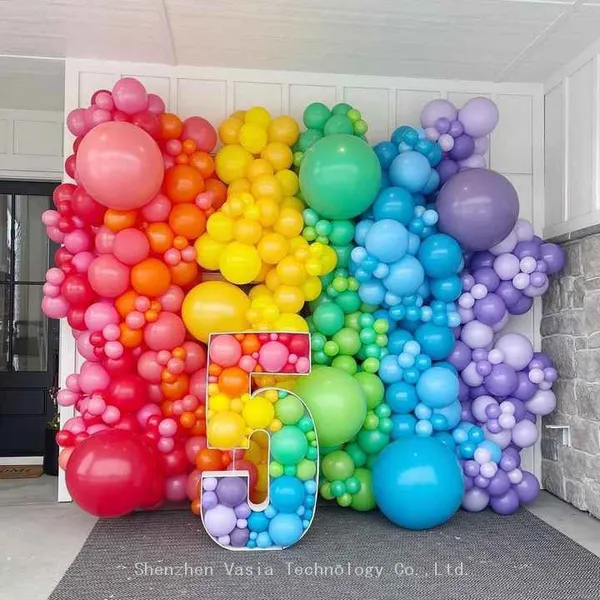 Wholesale Multicolor Latex Balloons - 300-1000 Pcs Bulk Packs, Rainbow Themes, Private Label Availabl photo-2