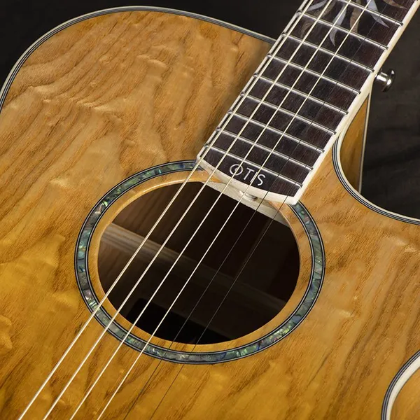 Otis Brand D-MINI 36 Inch Sall Size Guitars Single Solid Top Acoustic Guitar AM-yellow photo-5
