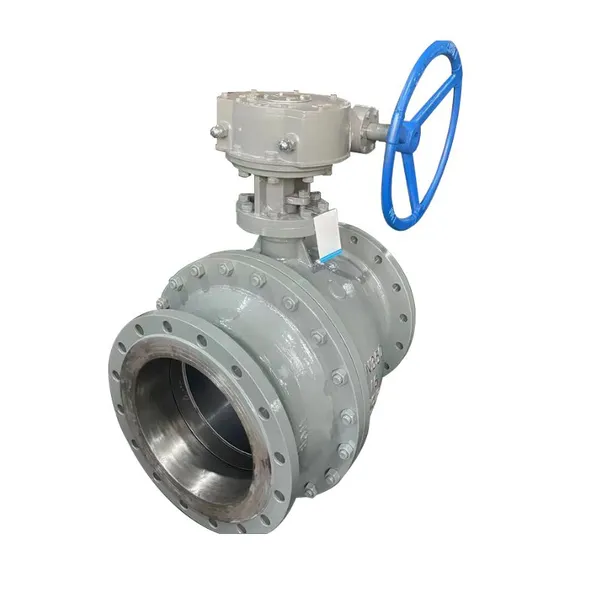 Manufacturer Direct Sales of High-quality Turbine Drive Fixed Flange Ball Valve photo-2