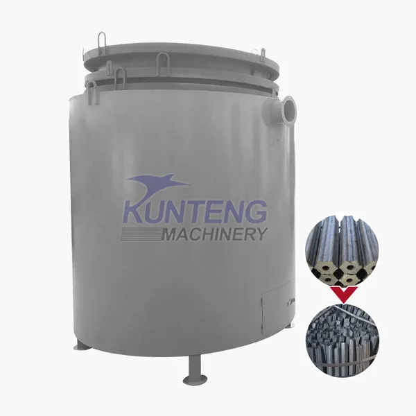 Charcoal Carbonization Machine in Turkey Charcoal Carbonization Furnace EPC