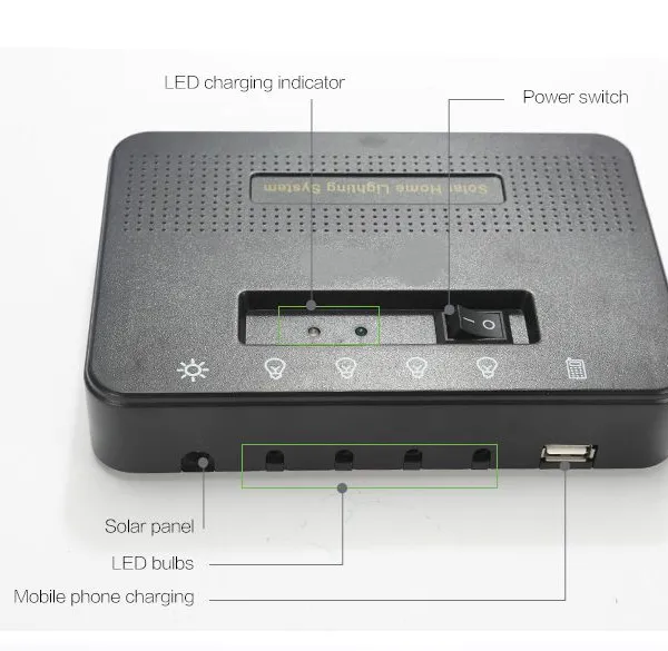 Lantopower 5W Mini Solar Charging Station – Indoor Li-Ion Storage + AC Charging + USB for Phones photo-3