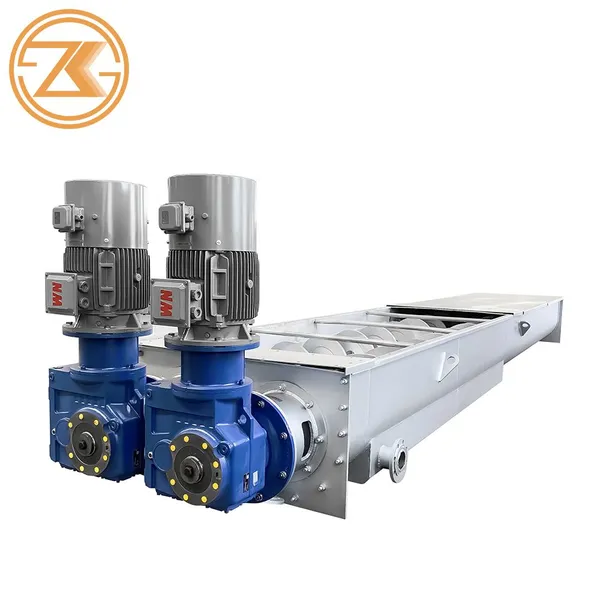 Zhengkang Screw Conveyor Auger Conveyor Spiral Conveying Machine For Powder Granule Bulk Material Transport Equipment photo-2