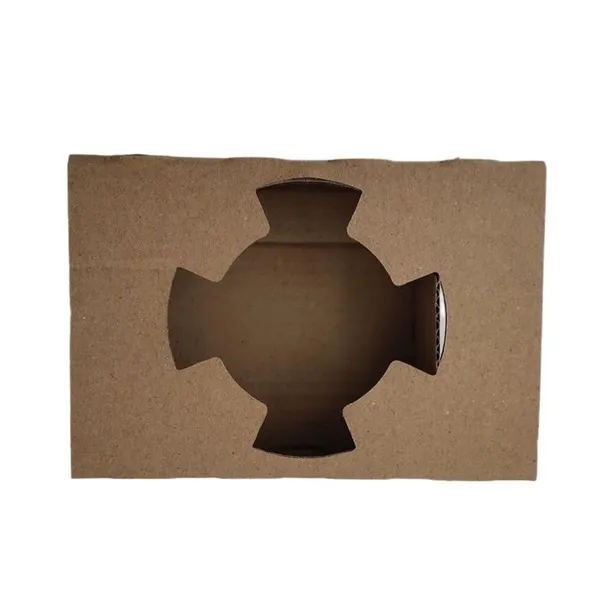 Paper Cup Holder With Handle OEM Service 1-Year Warranty Custom Graphic