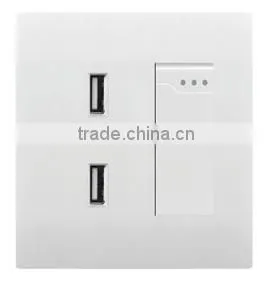 Luxurious Manufacturer Dual USB Ports Switch/USB Multi Charger/Mobile Phone Wall Charger USB photo-3