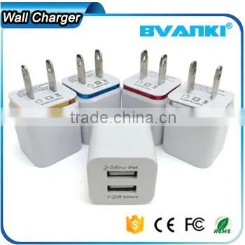 New Products 2016 Universal 2.1A Small Fast Selling Items Travel Wall Charger 2 Usb Port Home Charger With Aluminum Rim Quality Choice photo-6