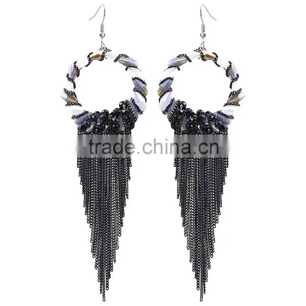 2015 New Style Fashion Long Earrings Cheap Earrings,long Tassel Earring photo-2