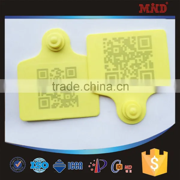 MDE126 ISO18000-6C Plastic Uhf Rfid Laser Ear Tag for Cattle photo-3