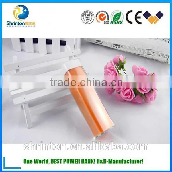 Cellphone Emergency Charger Lipstick Shape Power Bank 2600mah, Newest Refreshing Color Powerbanks 2600mah photo-4