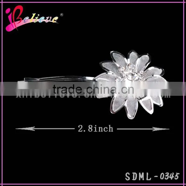 2015 Hair Pin Made in China Products Fancy Bobby Pin,diamond Flower Hair Bobby Pin photo-4