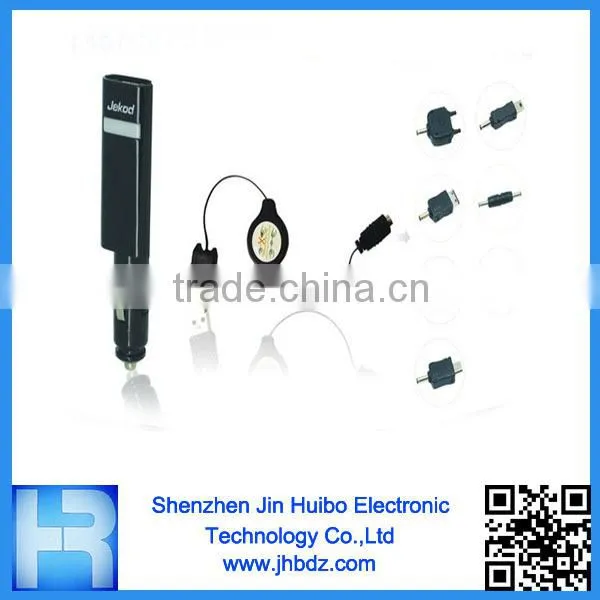5v 1000mA Promotional Rotating USB Car Charger With Single USB Port Suitable for HTC by Jin Huiboo