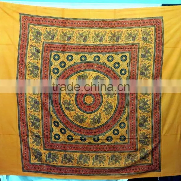 Cotton Printed Heavy Bed Sheets Coral Print Sea Turtle Elephant Prints Beach Towels photo-2