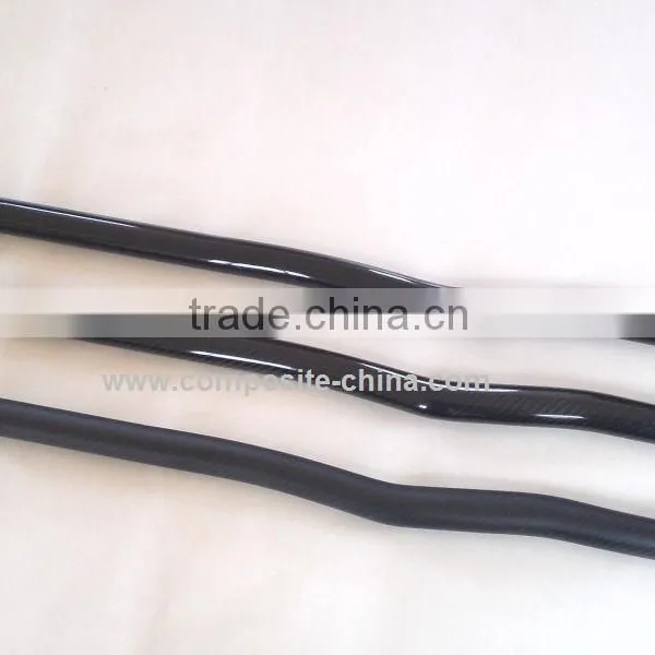 Carbon Fiber Outrigger Paddle ,3K Weave Carbon Fiber Bent Kayak Paddle Shaft , photo-2