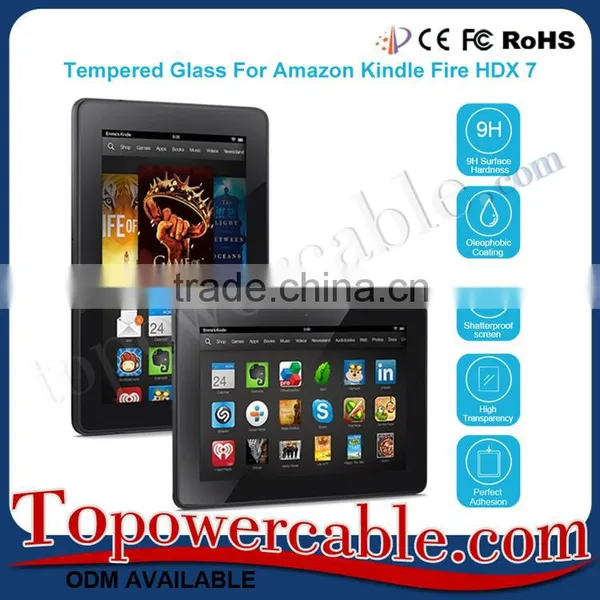 Wholesale Explosion-Proof Anti-Glare Tempered Glass Screen Protector For Amazon Kindle Fire HDX 7 photo-2