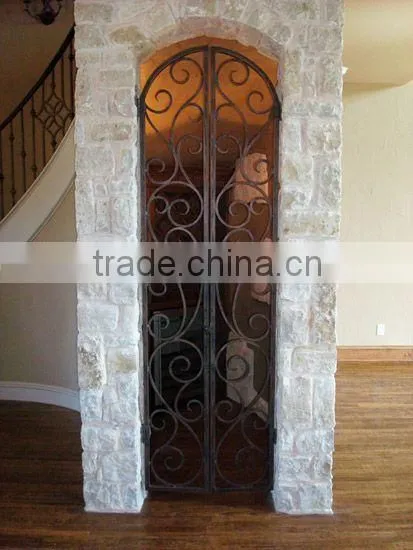 Wrought Iron Decorative Wine Cellar Door,customized Size photo-5