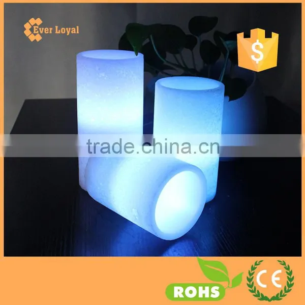3 x Flameless Real Wax Automatic Color Changing Candles Unscented LED Mood Light photo-3