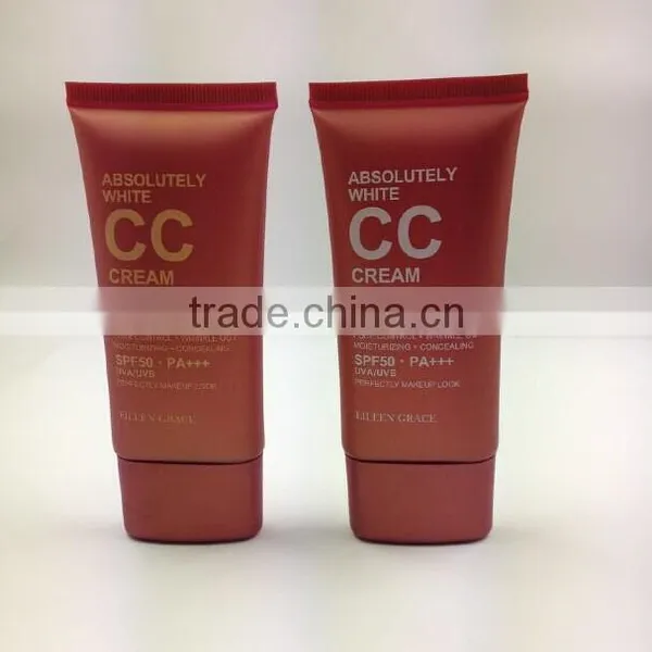 High Quality Super Oval Tube for Makeup Set /50ml Cosmetic Packaging With Metallic Cap photo-3
