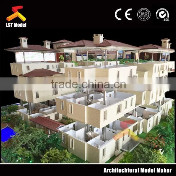 Miniature Building Models With Lighting and Landscape System photo-2