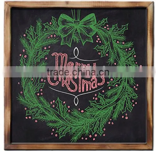 Decotive Wood Frame With Blackboard Craft