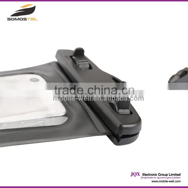 [Somostel] 2015 High Quality Mobile Phone Pvc Waterproof Bag, Clear Waterproof Cell Phone Bag photo-6