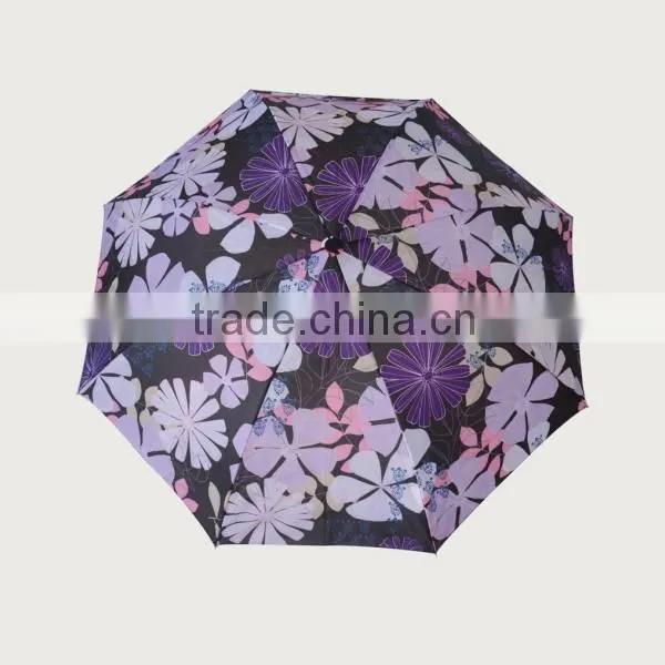 Promotional 2016 Beautiful Two Folding Umbrella With Auto Open photo-2