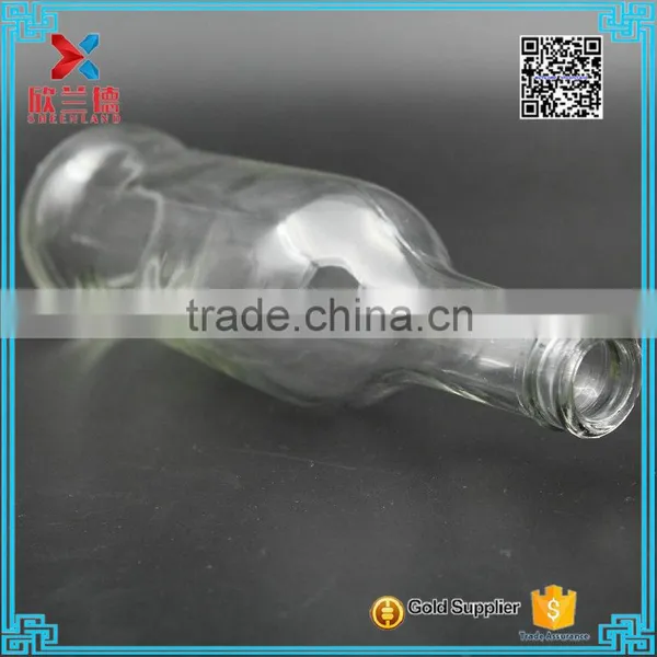 9oz Clear Glass Bottle for Wine Clear Glass Bottle for Wine 260ml photo-2