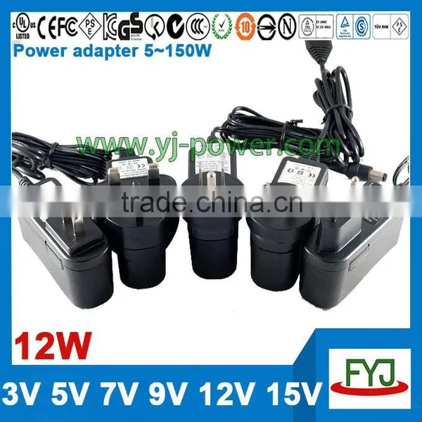 Wall Plug Universal Power Adapter 9v 1a Approved CCC CE UL FCC GS C-TICK PSE SAA KC BS photo-6