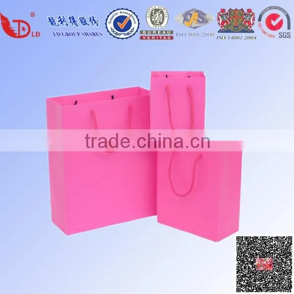 2016 Wholesale Cheap Small Paper Gift Bags With Handles photo-6