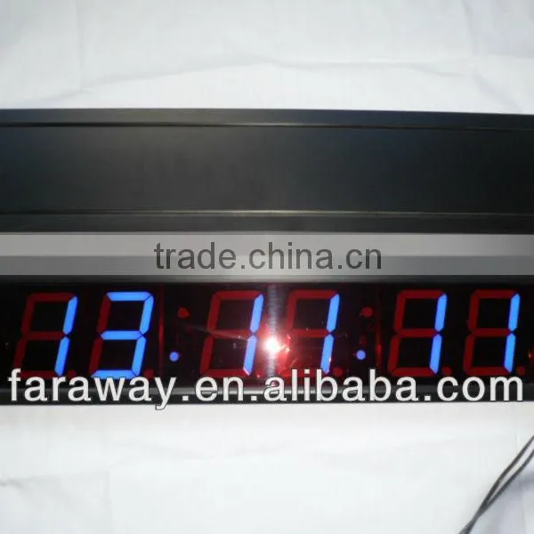 High Quality 4" Led Airport Wall Clock With Temperature photo-4