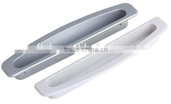 Freezer Door Handle Freezer Door Handle With Lock Plastic Factory Cheap Abs Deep Freezer Knob With Lock and Key Abs White Cabine photo-2