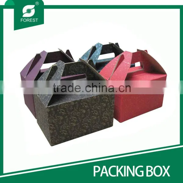 KRAFT CARDBOARD HANDLE PACKING CARRIER photo-4