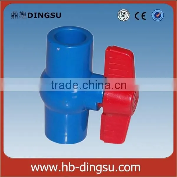 Factory Small Type Thread or Unthread PVC Ball Valve for India photo-3