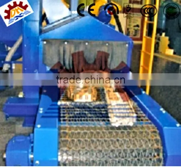 AUTOMATIC WIRE MESH/ H BEAM/ STEEL PIPE PLATE SHOT BLASTING MACHINE CE AND ISO9001 APPROVED