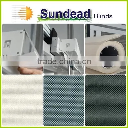 Custom Made Sun Screen Heavy Duty 38mm Industrial Roller Blinds Sunscreen Roller Blind Fabrics photo-4
