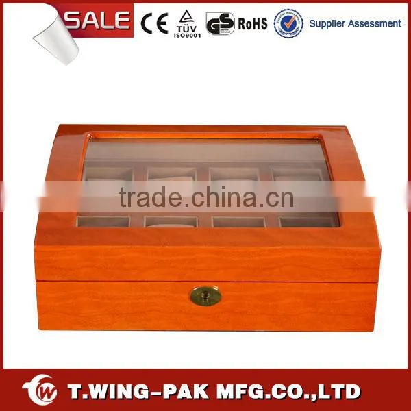 Velvet Watch Jewelry Box Yellow-mud Boxes for Watches Have Wide Range of Watch Box photo-3