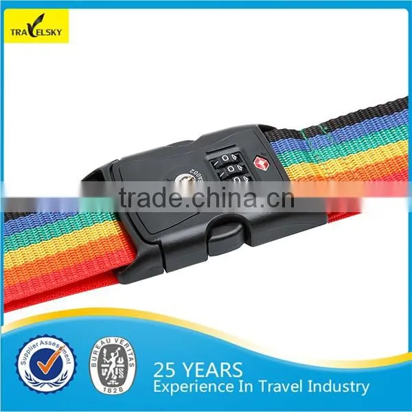 TSA code lock plastic luggage strap