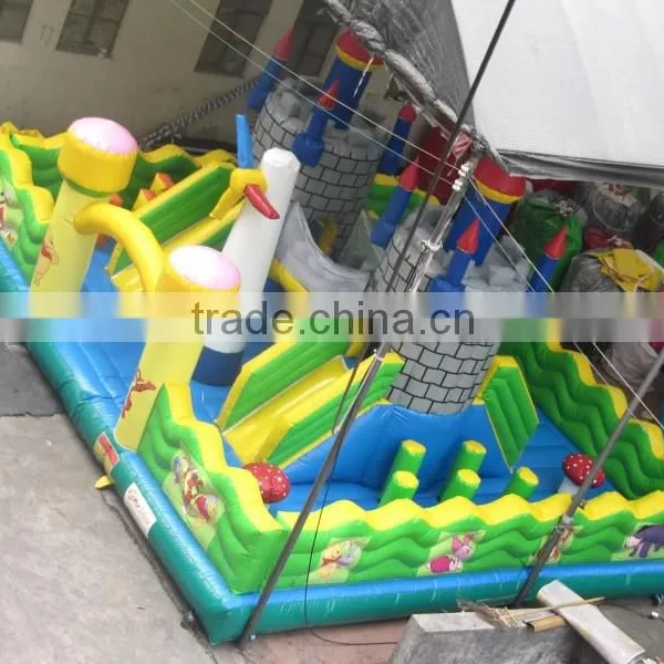 2015 New Design Giant Inflatable Castle. Inflatable Castle With Slide photo-2