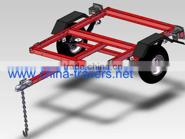4x4 Small Utility Trailer Frame photo-2