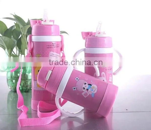 Cartoon Double Handle Vacuum Cup With Three Volume photo-6
