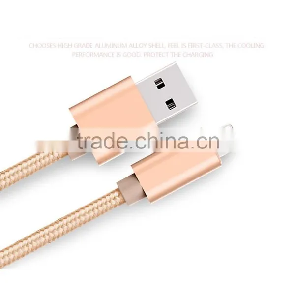 Nylon Braided High Speed Usb Data Cable for Iphone 8Pin Usb Cable photo-3