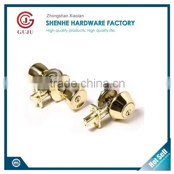 American Style Heavy Duty Commercial Brass Gatehouse Dead Bolt Lock photo-5