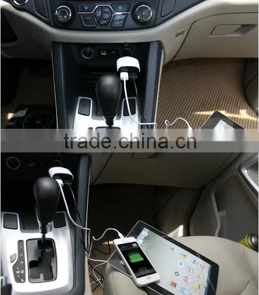 Universal 12-24V Dual USB LCD CAR Charger Adapter for Samsung Iphone 5s 6 Plus